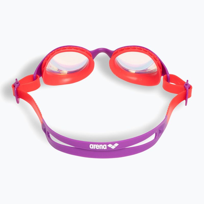 Ochelari de înot pentru copii arena Air Jr Mirror yellow copper/plum/bright coral 3