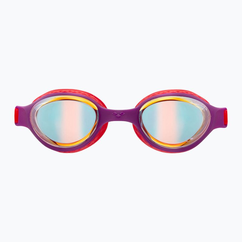 Ochelari de înot pentru copii arena Air Jr Mirror yellow copper/plum/bright coral 4
