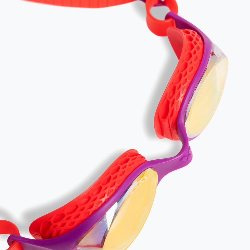 Ochelari de înot pentru copii arena Air Jr Mirror yellow copper/plum/bright coral 5