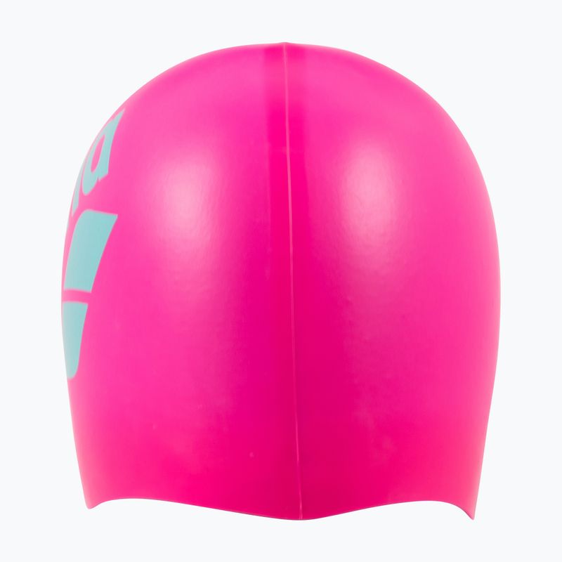 Cască de înot arena Big Logo shocking pink/water 4