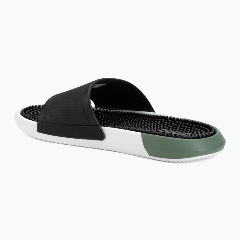 Papuci arena Marco Active black/white/sage 3