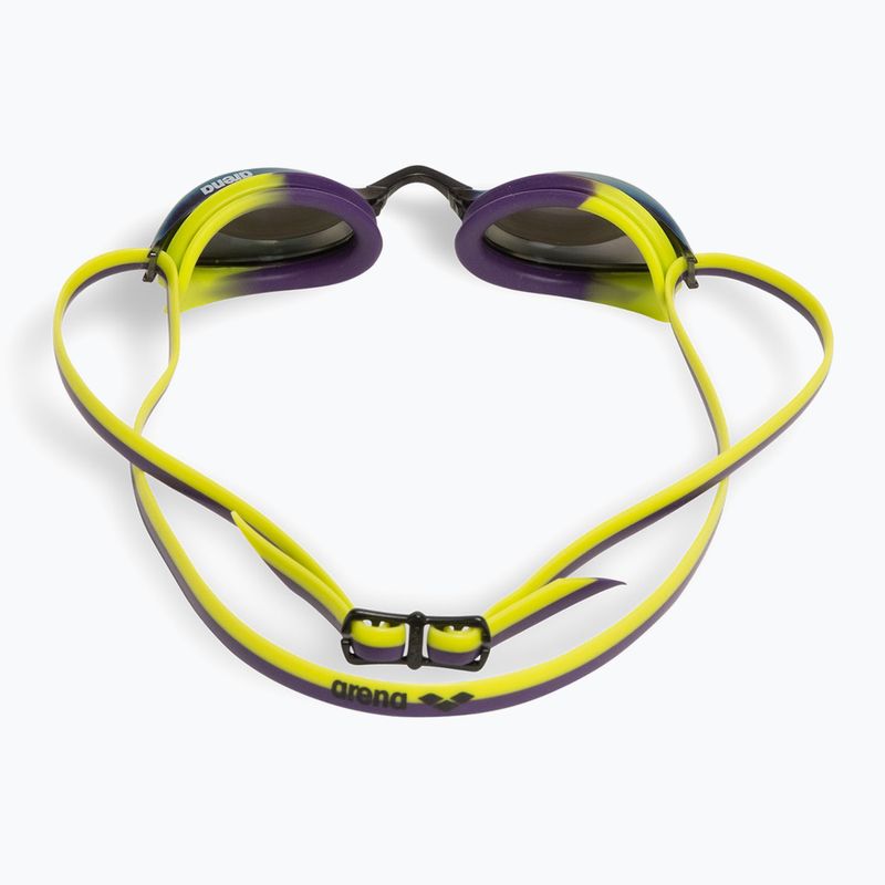 Ochelari de înot arena Python Mirror violet/plum/artic lime 3