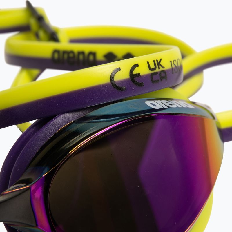 Ochelari de înot arena Python Mirror violet/plum/artic lime 6