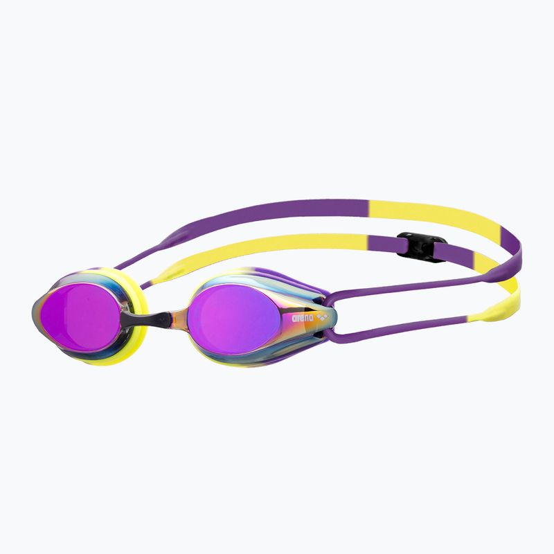 Ochelari de înot arena Tracks Mirror violet/plum/artic lime