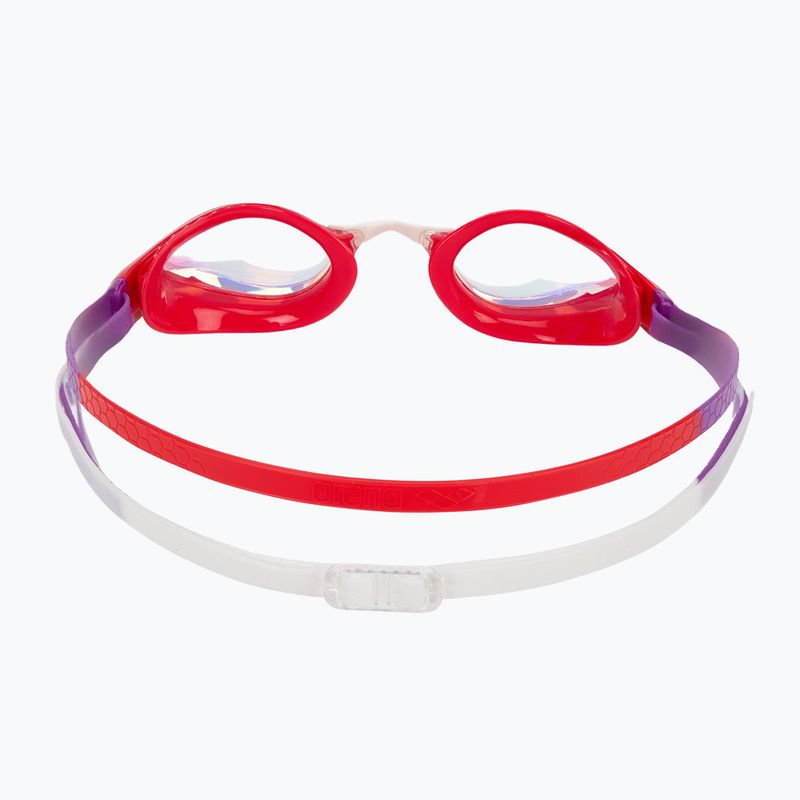 Ochelari de înot arena Air-Speed Mirror yellow copper/bright coral/plum 4