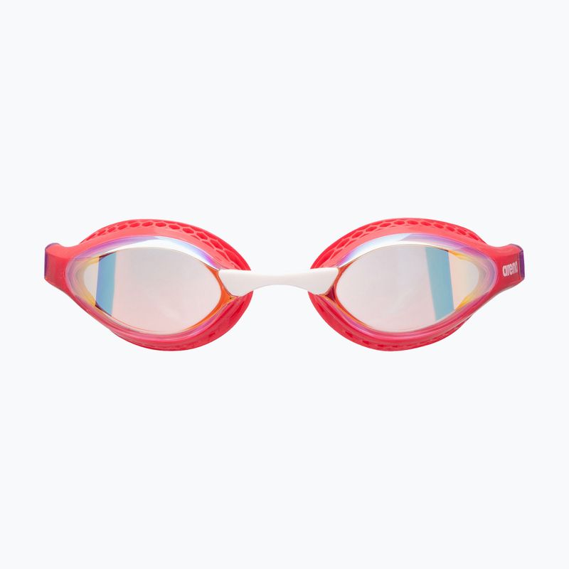 Ochelari de înot arena Air-Speed Mirror yellow copper/bright coral/plum 4