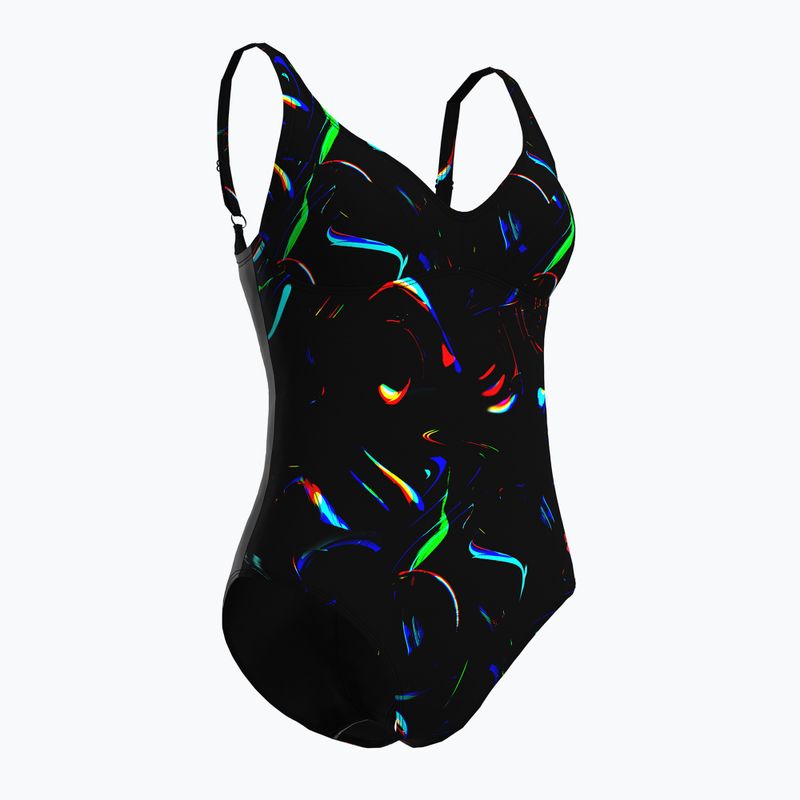 Costum de baie dintr-o piesă pentru femei arena Abyss U Back multi black/black 3