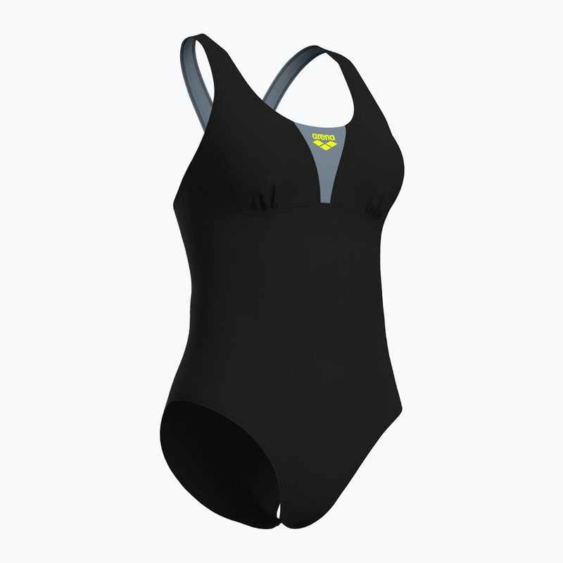 Costum de baie întreg pentru femei arena Control Pro Solid black/sea foam 3