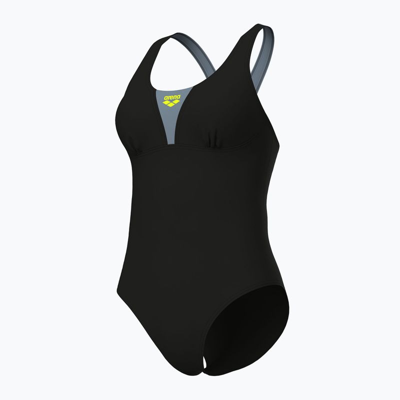 Costum de baie întreg pentru femei arena Control Pro Solid black/sea foam 4