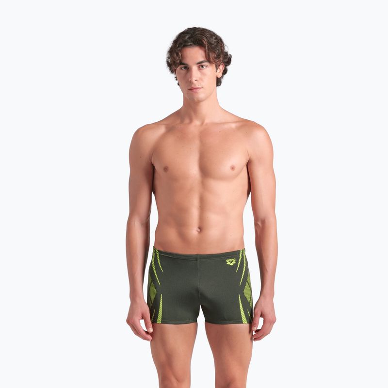 Boxeri de înot pentru copii arena Poseidonia Swim Short dark sage/artic lime 4