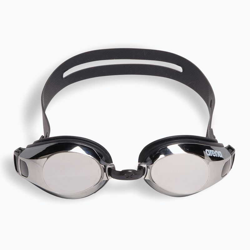 Ochelari de înot arena Zoom X-Fit Mirror silver/black/black 2