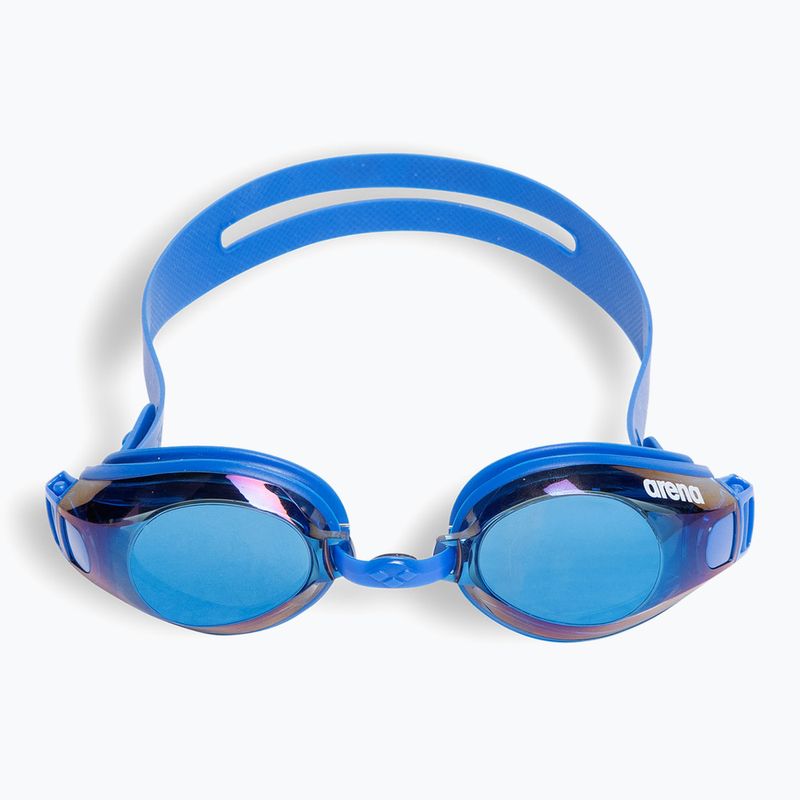 Ochelari de înot arena Zoom X-Fit Mirror blue/blue/blue 2