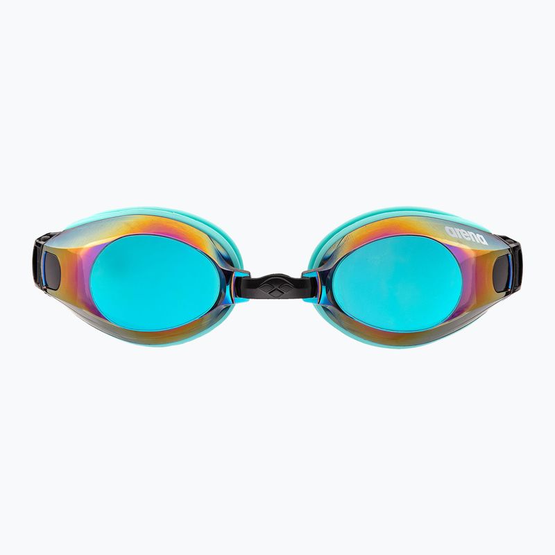 Ochelari de înot arena Zoom X-Fit Mirror turquoise/water/black 4