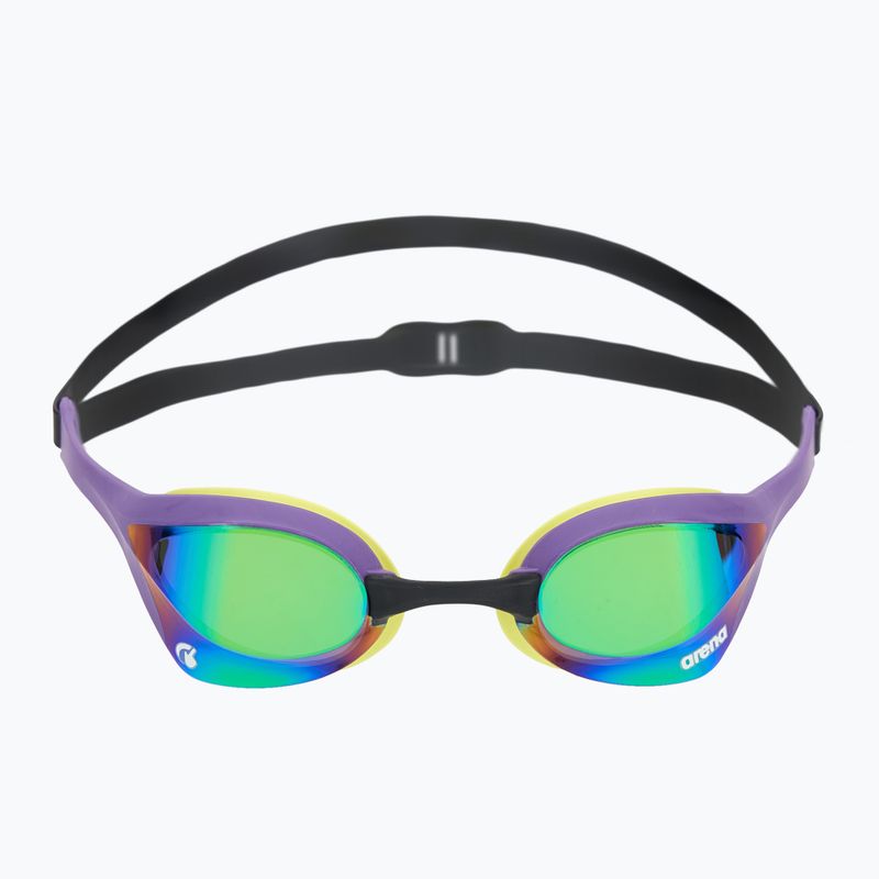 Ochelari de înot arena Cobra Ultra Swipe Mirror emerald/plum/cyber lime 2