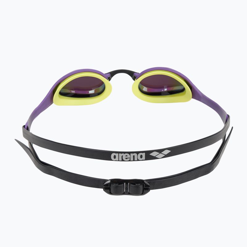 Ochelari de înot arena Cobra Ultra Swipe Mirror emerald/plum/cyber lime 4