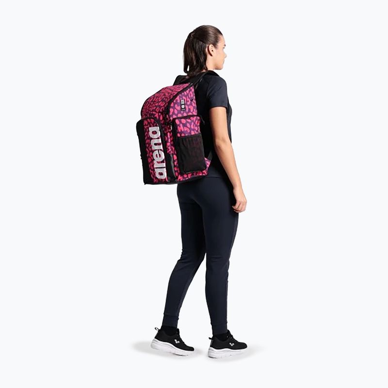 Rucsac de înot arena Spiky III 45 l Allover violet / geranium 6