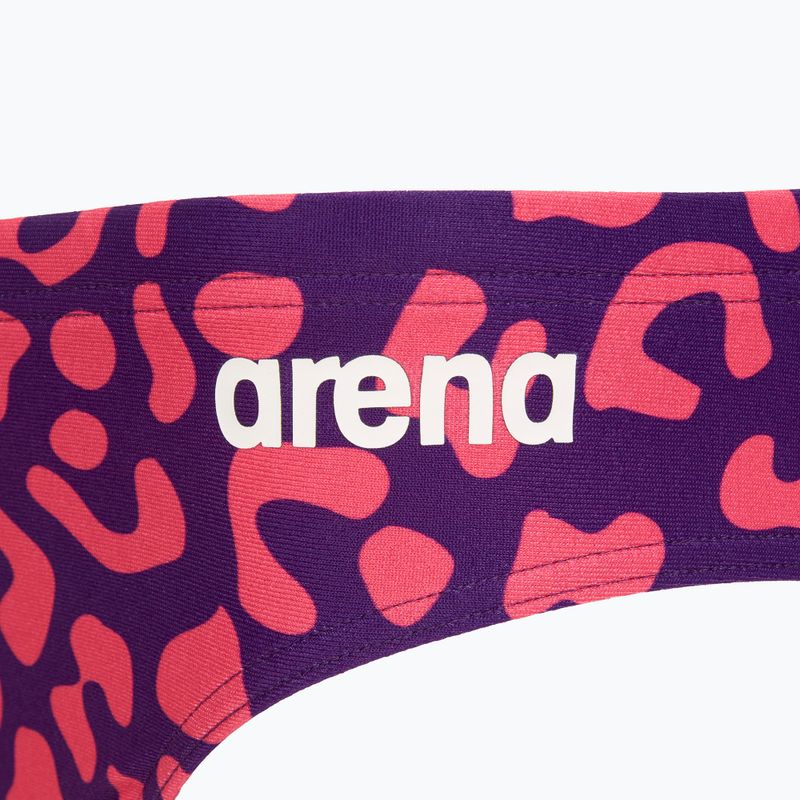 Slip de înot pentru bărbați arena Printed Swim Briefs fuchsia multi 3