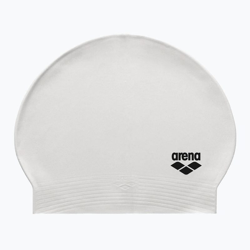 Cască de înot arena Soft Latex II white/black