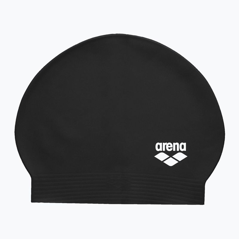 Cască de înot arena Soft Latex II black/white