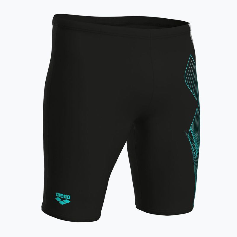Pantaloni scurți de înot pentru bărbați arena Sea Water Swim Jammer black/water 4