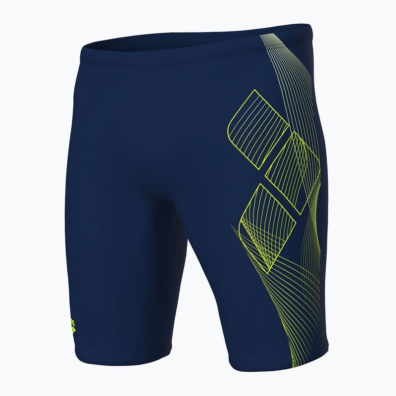 Pantaloni scurți de înot pentru bărbați arena Sea Water Swim Jammer navy/artic lime 3