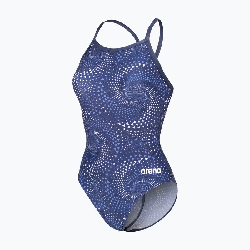Costum de baie întreg pentru femei arena Fireflow Lightdrop Back navy/team navy 3