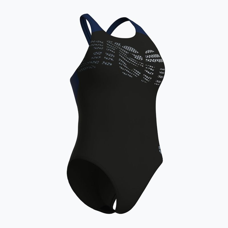 Costum de baie întreg pentru femei arena Flowing V Back black/navy 3