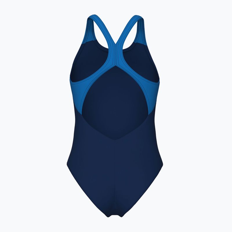 Costum de baie întreg pentru femei arena Flowing V Back navy/turquoise 2