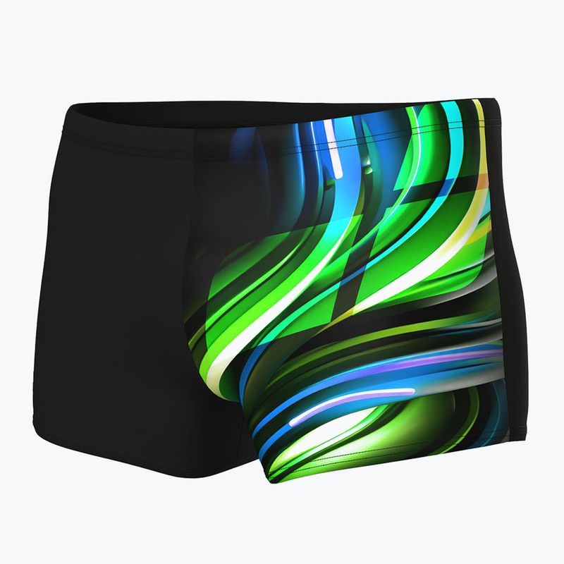Boxeri de înot pentru bărbați arena Bloom Swim Short multi black/black 3