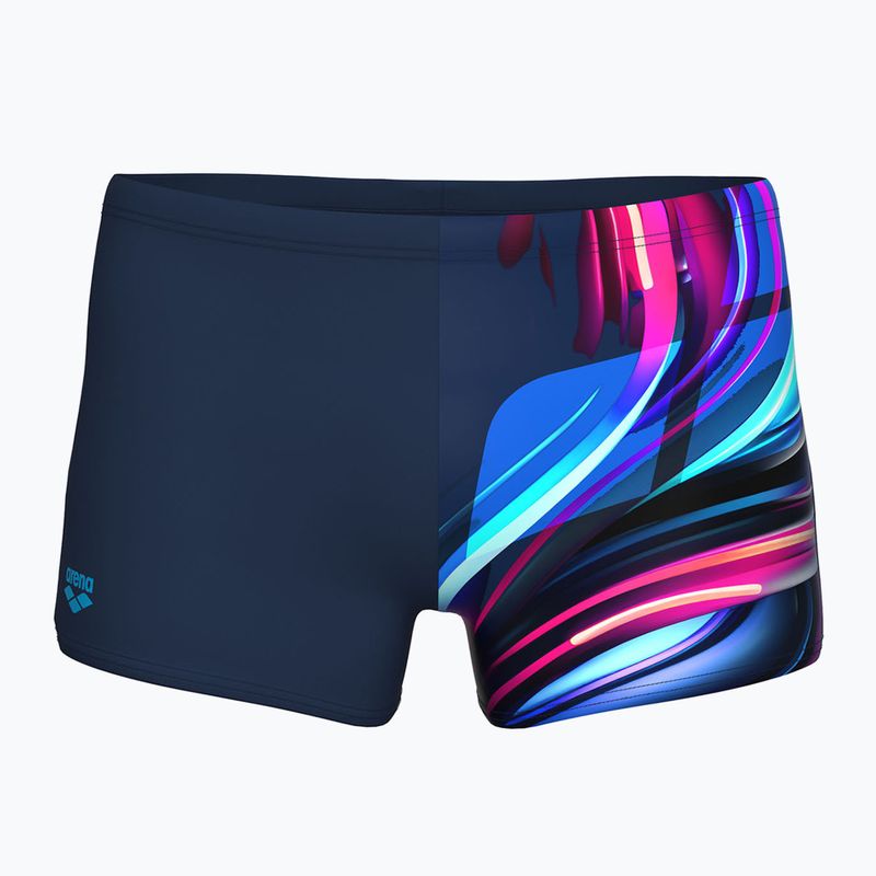 Boxeri de înot pentru bărbați arena Bloom Swim Short multi navy/navy