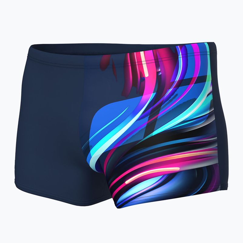 Boxeri de înot pentru bărbați arena Bloom Swim Short multi navy/navy 3