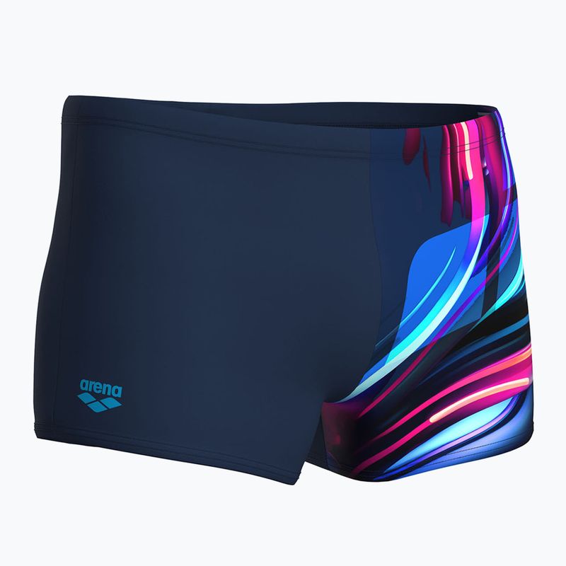 Boxeri de înot pentru bărbați arena Bloom Swim Short multi navy/navy 4