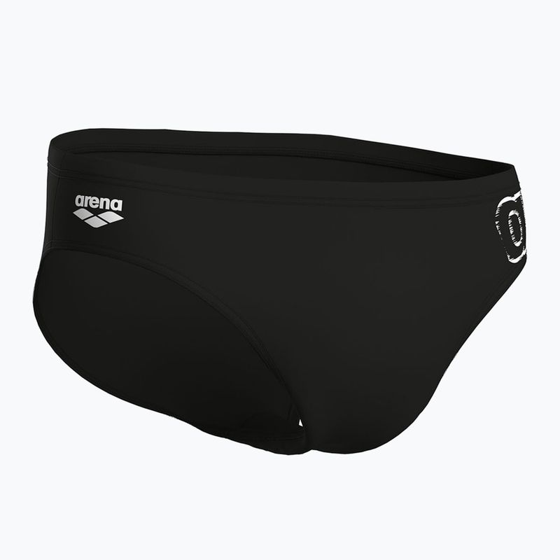 Slip de înot pentru bărbați arena Scratchy Swim Briefs black 4