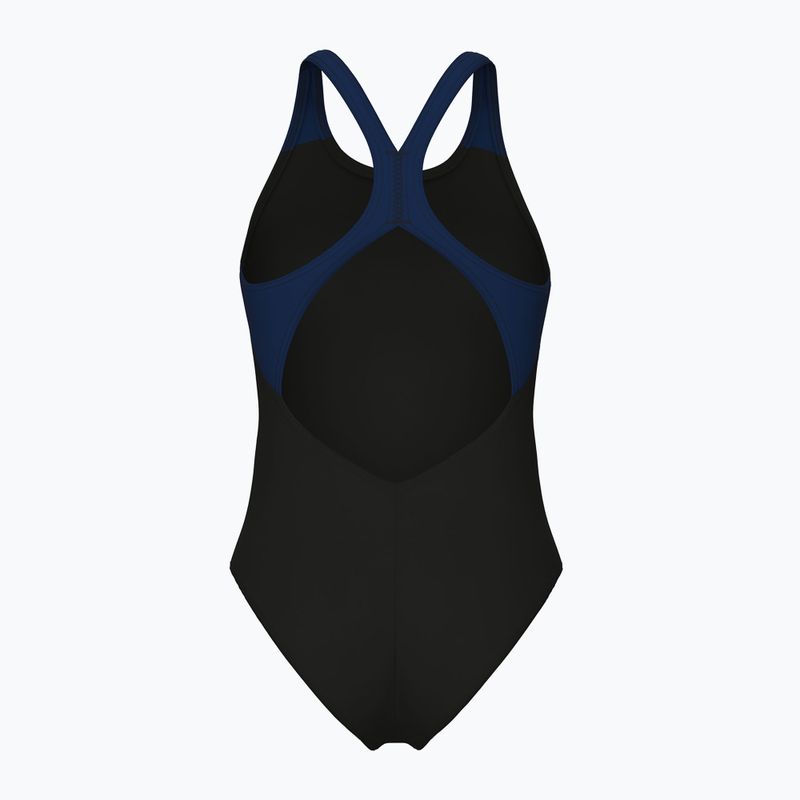 Costum de baie întreg pentru femei arena Graphic V Back black/navy 2