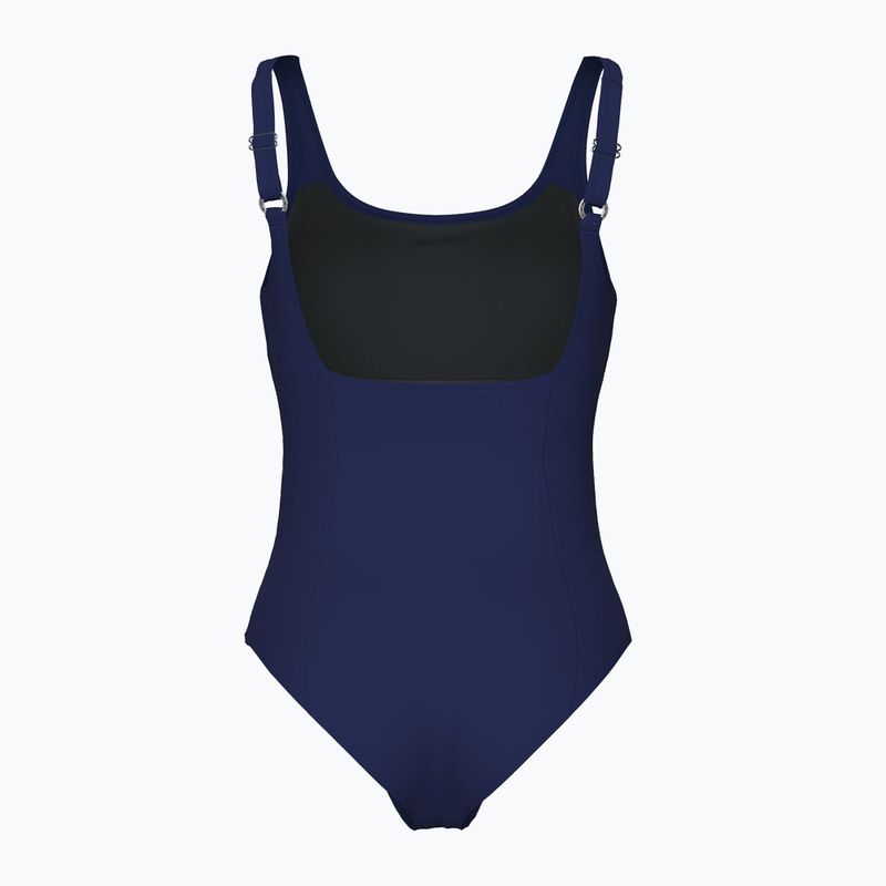 Costum de baie întreg pentru femei arena Isa Squared Back navy/ice 2