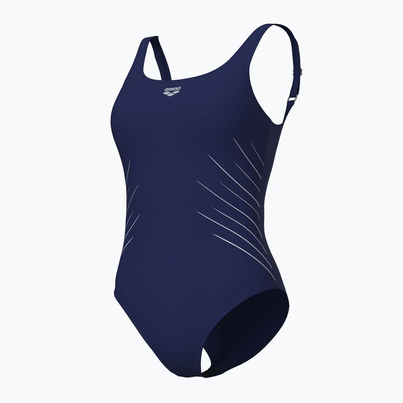 Costum de baie întreg pentru femei arena Isa Squared Back navy/ice 4