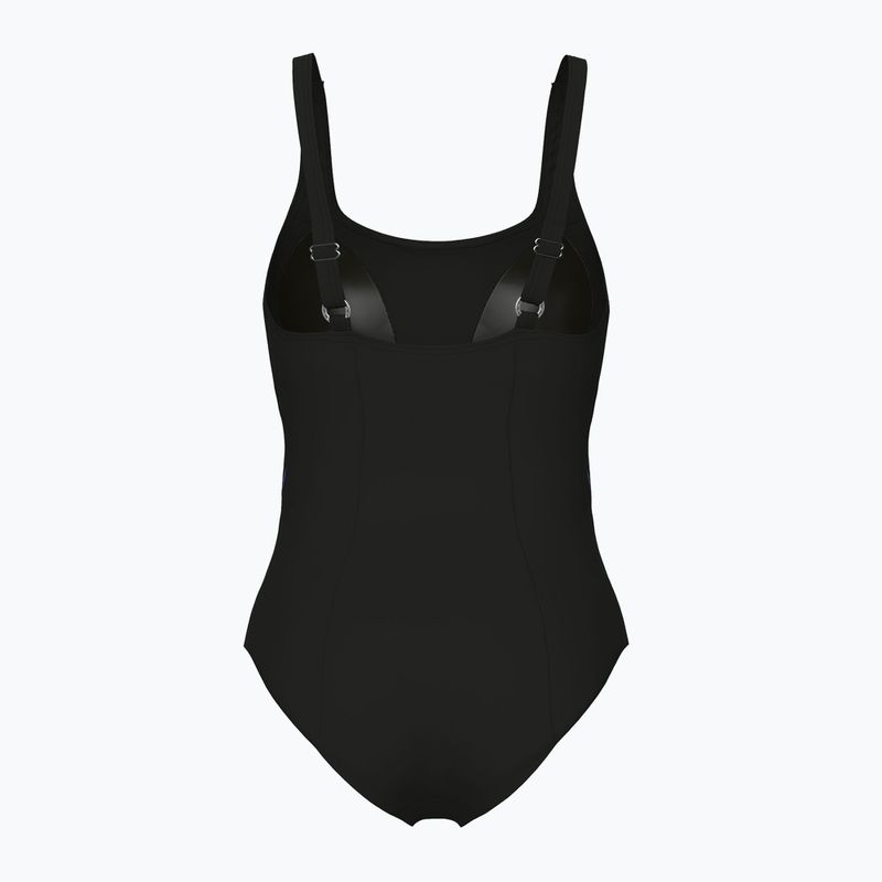 Costum de baie întreg pentru femei arena Ludovica Soft Curve Back black/black multi 2