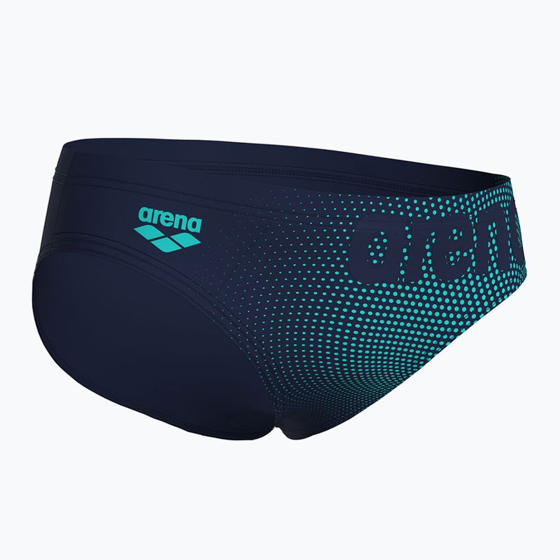 Slip de înot pentru copii arena Dim Light Swim Briefs navy/water 4