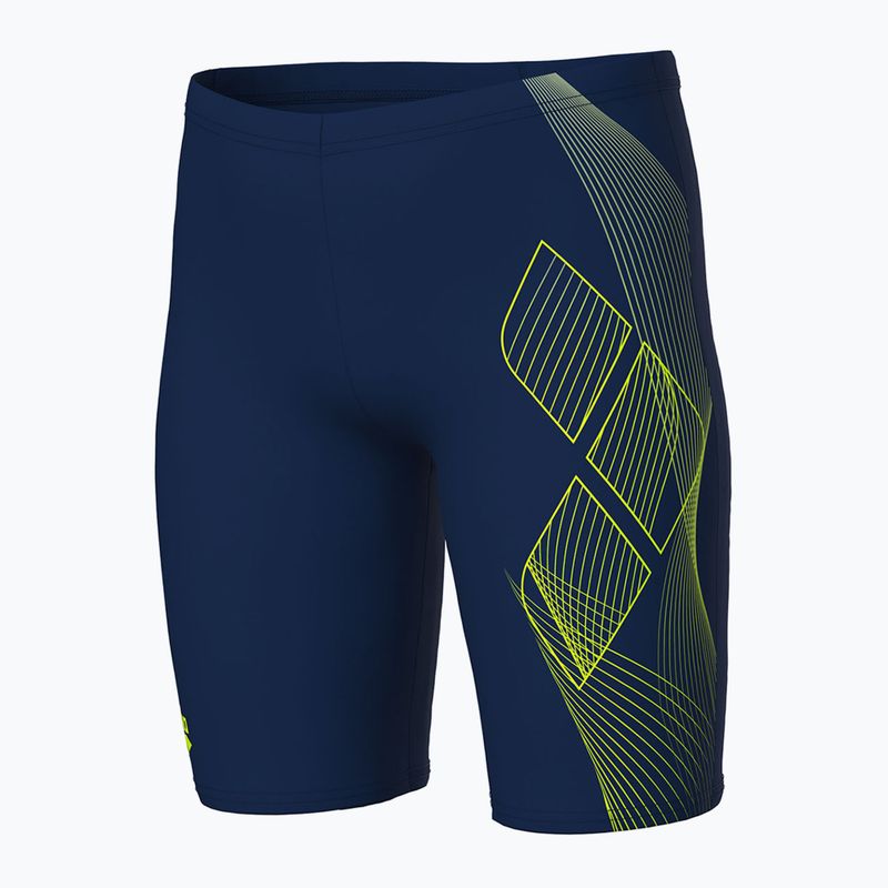 Pantaloni scurți de înot pentru copii arena Sea Water Swim Jammer navy/artic lime 3