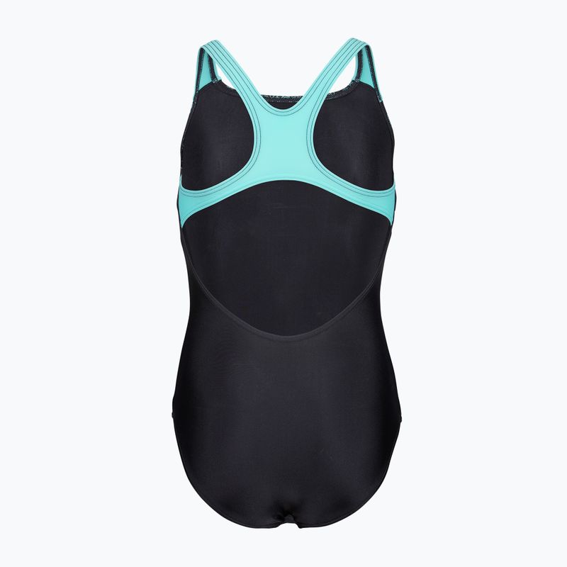 Costum de baie întreg pentru copii arena Kikko Swim Pro Back black/water 2