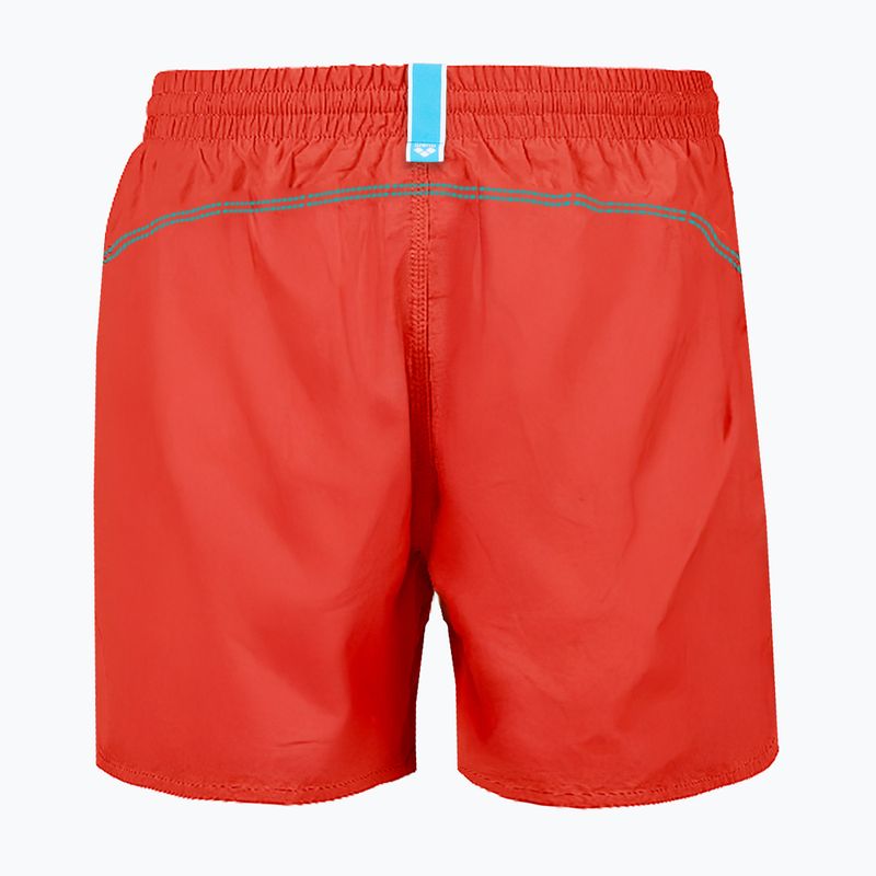 Pantaloni scurți de baie pentru bărbați arena Bywayx R red/turquoise 2