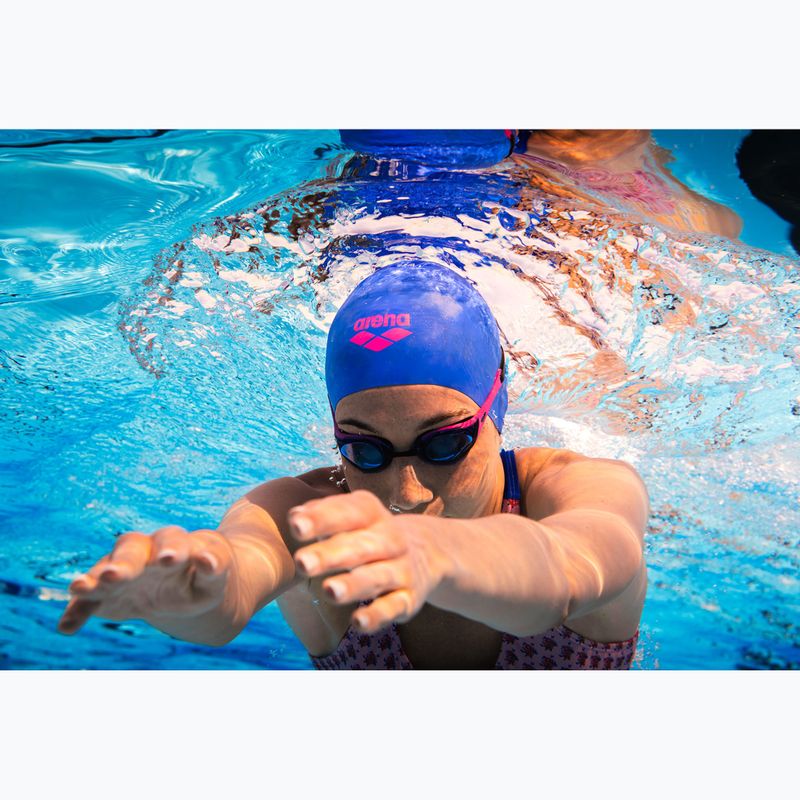 Cască înot arena Big Logo neon blue/shocking pink/yellow star 10