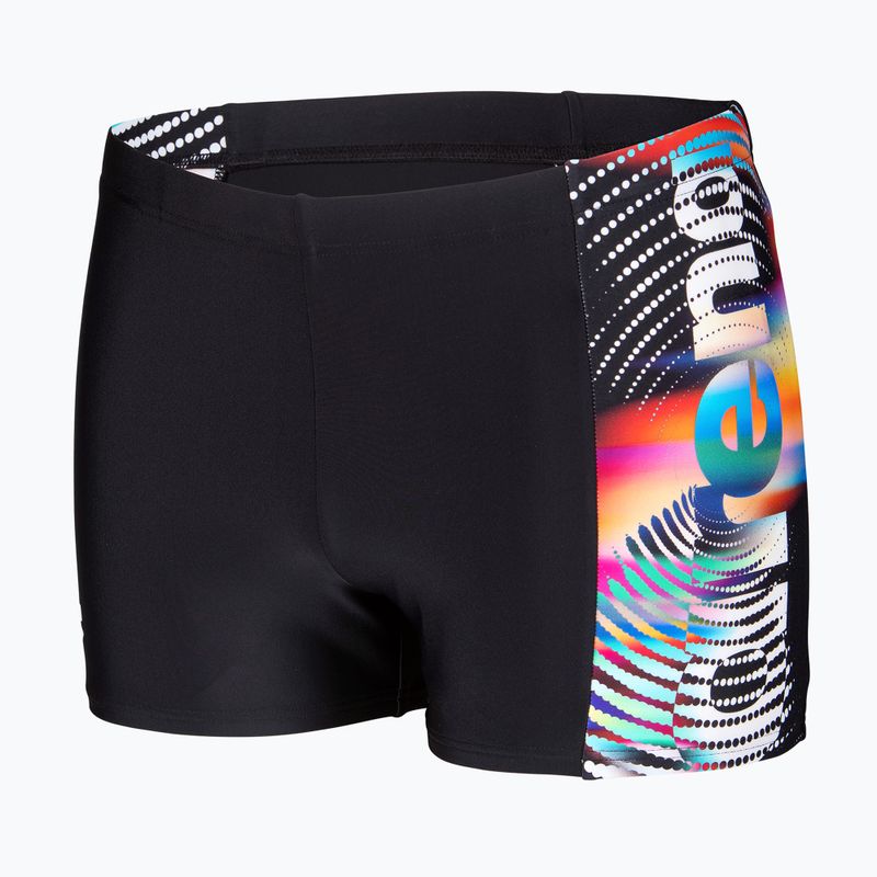 Boxeri de înot Arena Lit Logo Swim Short black/multi 3