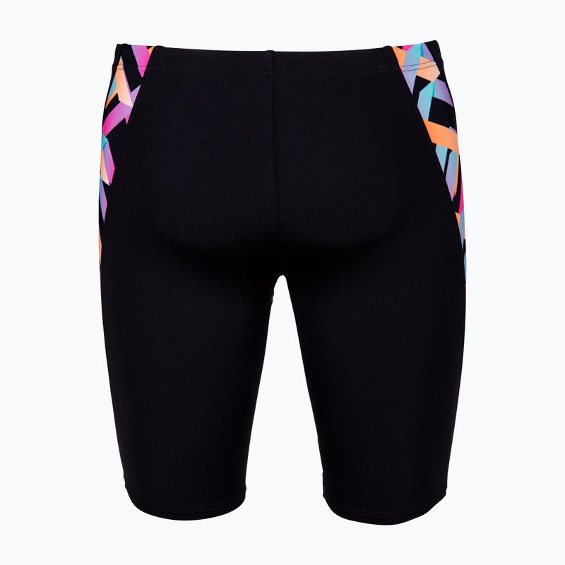 Jammer-uri de înot pentru bărbați arena Texture Swim black/black multi 2