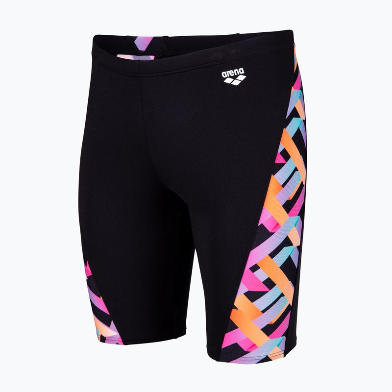 Jammer-uri de înot pentru bărbați arena Texture Swim black/black multi 3