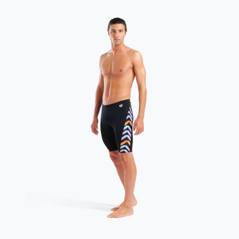 Jammer-uri de înot pentru bărbați arena Texture Swim black/black multi 6