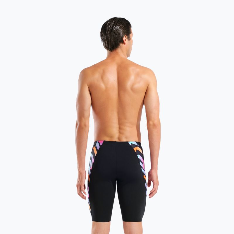 Jammer-uri de înot pentru bărbați arena Texture Swim black/black multi 7
