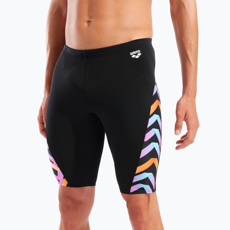 Jammer-uri de înot pentru bărbați arena Texture Swim black/black multi 8