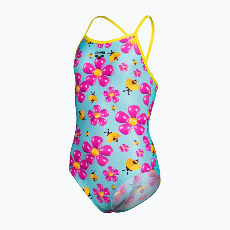 Costum de baie întreg pentru copii arena Spring Lightdrop Back water multi/yellow star 3