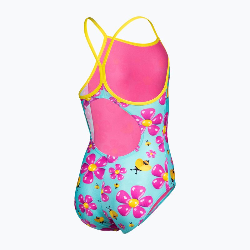 Costum de baie întreg pentru copii arena Spring Lightdrop Back water multi/yellow star 4